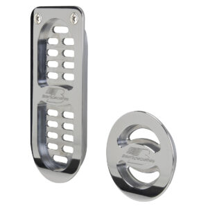 Door Jamb Vent 72-76 GM B-Body Polished Pair BSP171130