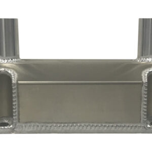 SBC LH Fab Alm Valve Cover w/2- Tubes CHACP1147-6