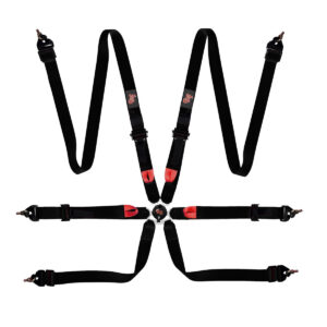Harness 6-pt Black 2in Indivd. Shlder P/U Lap GFR7624BK
