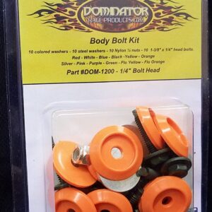 Body Bolt Kit Orange Hex Head DOM1200-B-OR