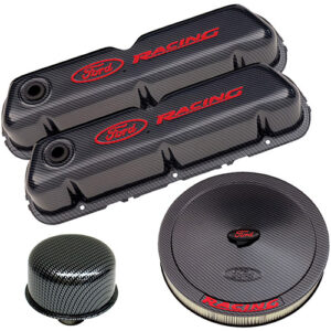Engine Dress up Kit C/F w/Ford Racing Logo FRD302-520