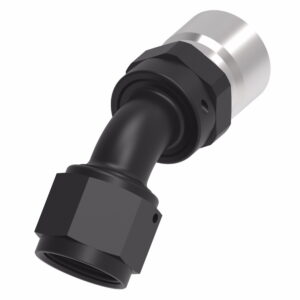 6an StreetLite Crimp Fitting 45-Degree AERFCL4222