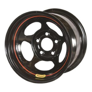 Wheel 13x8 4x4.5in 4in BS Black BAS38ST4