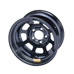 15X8 IMCA Black Inertia 5x5 w/Tab BAS58A52IRING