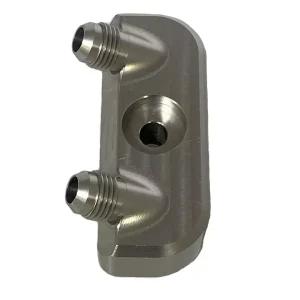 GM 6L80E Cooler Manifold Set Converts To -6 Black BOW2410003