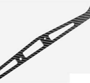 Carbon Fiber 8.5in Parac hutte Handle GRT250