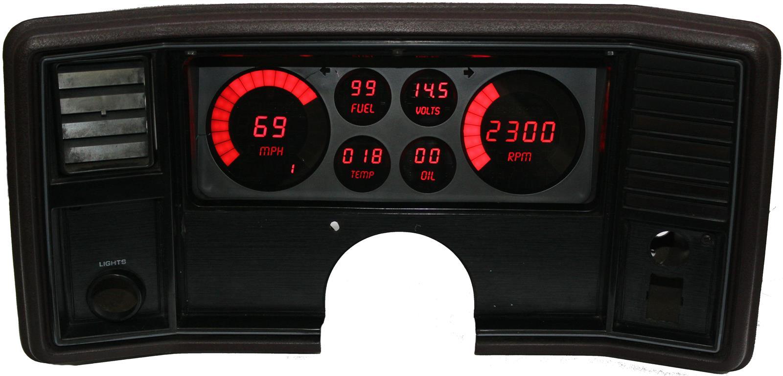 LED Digital Gauge Panel Monte Carlo/El Camino ITLDP9002R