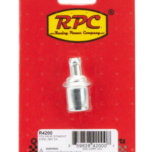 PCV Valve Straight Steel Zinc Each RPCR4200