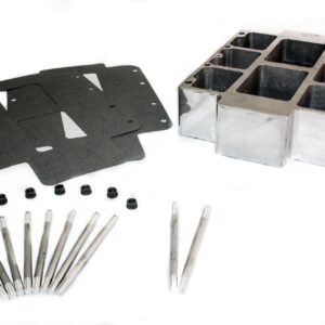 Blower Manifold Spacer 4in - Polished BLS5024