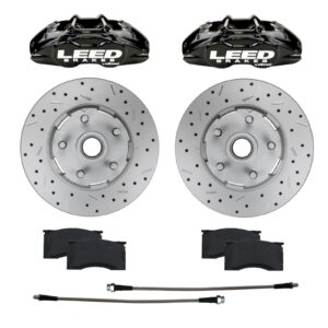 64-67 Mustang Brake Caliper/Pad/Rotor Kit LEEBCC0005RKX
