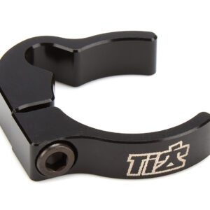 Brake Line Clamp 1.25in Aluminum Black TIP4530