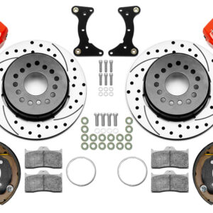 Brake Kit Rear Red FDL Drilled 12in GM G Body WIL140-17121-DR