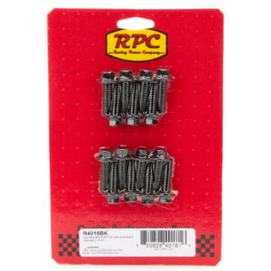 LS Oil Pan Bolt KIt 15Pc Black RPCR4018BK