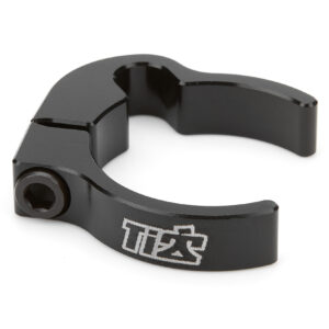 Brake Line Clamp 1.38in Aluminum Black TIP4532