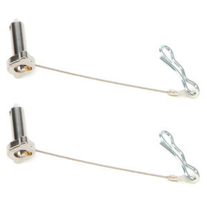 Aero Wing Tree Pin Kit 1/4x5/8 Pair Titanium TIP6116