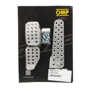 3 Pedal Set Sandblasted Aluminum w/ Long Gas Ped OMPOA0-1010-003