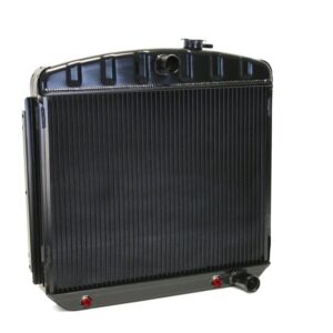 Radiator 55-57 Chevy V8 Auto Trans Black DEW32-1239012A