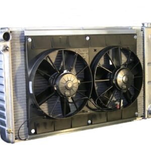 Radiator w/Fans Chevelle 68-72 Auto Trans Raw DEW32-4139003A