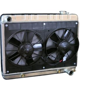 Radiator w/Fans Nova 62-67 Auto Trans Raw DEW32-4139010A