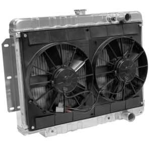 Radiator w/Fans Impala 59-64 Auto Trans Raw DEW32-4139014A