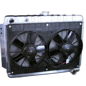 Radiator w/Fans Impala 65-70 Auto Trans Raw DEW32-4139016A