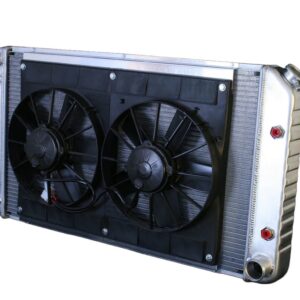 Radiator w/Fans Nova 73-74 Auto Trans Raw DEW32-4139035A