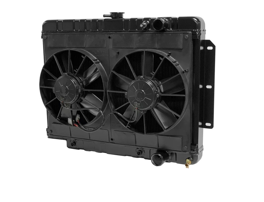 Radiator w/Fans Impala 59-64 Auto Trans Black DEW32-4239014A