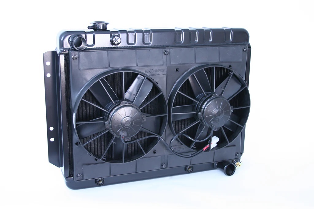 Radiator w/Fans Impala 65-70 Auto Trans Black DEW32-4239016A