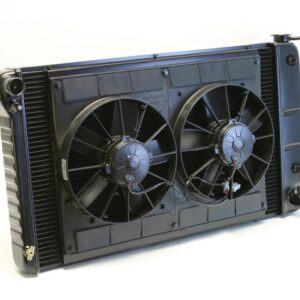 Radiator w/Fans C-10 Trk 67-72 Auto Trans Black DEW32-4239018A