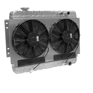 Radiator w/Fans Chevelle 68-72 LS Auto Trans Raw DEW32-6139003A