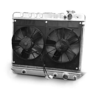 Radiator w/Fans Nova 62-67 LS Auto Trans Raw DEW32-6139010A