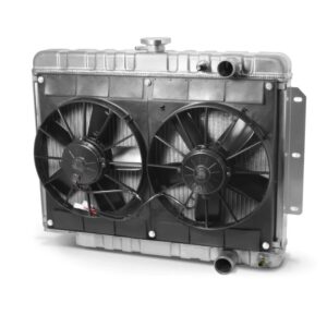 Radiator w/Fans Impala LS 59-64 Man Trans Raw DEW32-6139014M