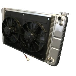 Radiator w/Fans C-10 Trk LS 67-72 Man Trans Raw DEW32-6139018M