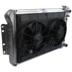 Radiator w/Fans Camaro 67-69 LS Auto Trans Raw DEW32-6139022A