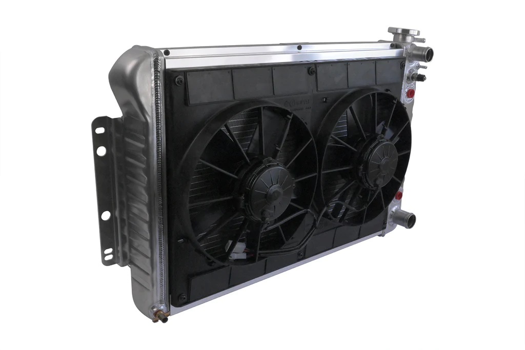 Radiator w/Fans Camaro 67-69 LS Auto Trans Raw DEW32-6139022A