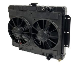 Radiator w/Fans Impala LS 59-64 Auto Trans Blk DEW32-6239014A