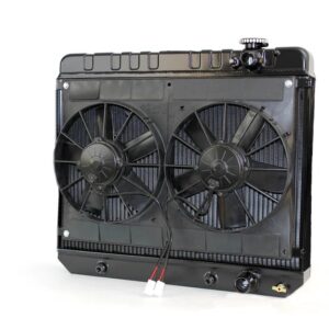 Radiator w/Fans C-10 Trk LS 63-66 Auto Trans Blk DEW32-6239017A