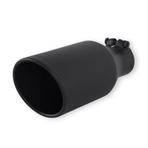 SS Exhaust Tip Black FLO15404B