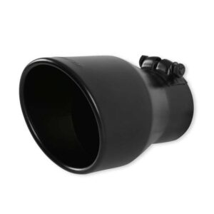 SS Exhaust Tip Black FLO15407B