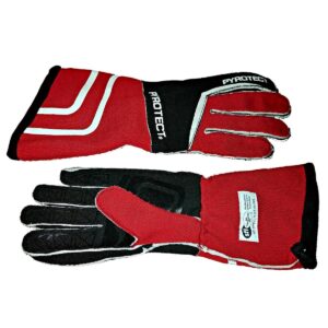 Glove Sport 2 Layer Blk /Red Med SFI-5 PYRGS240320