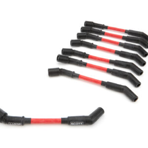 GM LS Spark Plug Wire Set 45-Degree - Red SPWCH-LS-S-2