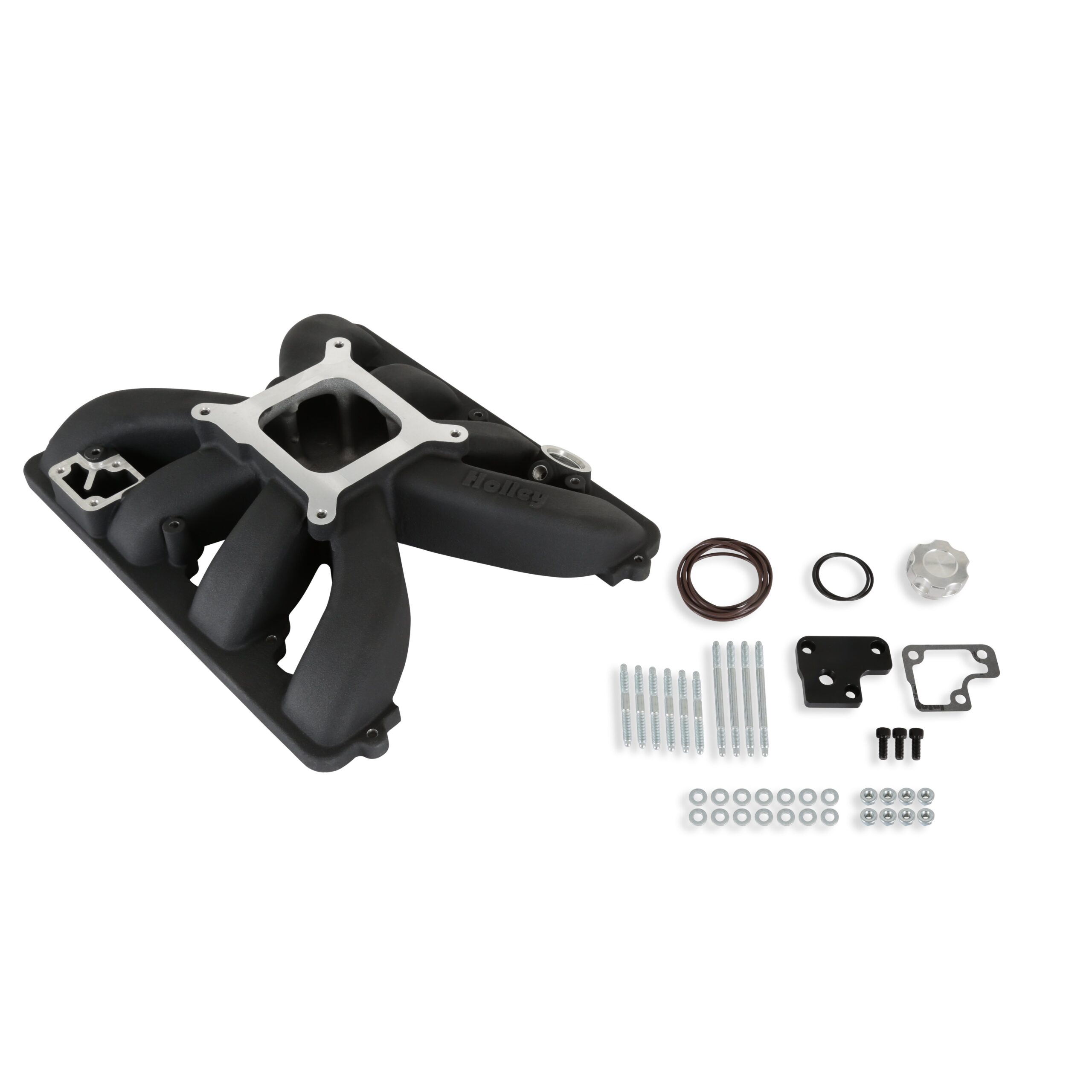 Gen3 Hemi Carb Intake Manifold Kit Black HLY300931BK Morin Performance