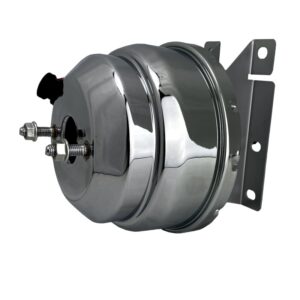 73-91 GM P/U Brake Booster 8in Dual Chrome LEEPBKT6011