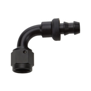 Pushlock Hose End Black 90 Deg Elbow -10 ALL49454