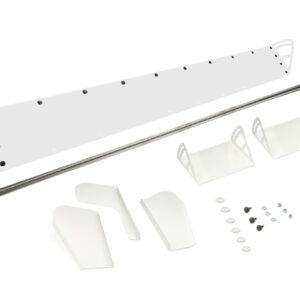 Plastic Spoiler 8x72in LM White DOM920-WH