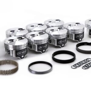 BBF FE FT Piston Set 4.233 Bore  -4.5cc ICNIC864.017