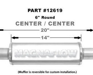Stainless Steel Muffler MAG12619
