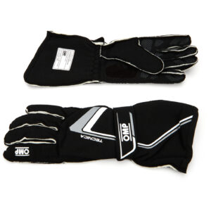 Tecnica Gloves Black And White X Large OMPIB0-0772-A01-071-XL