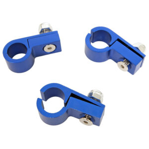 Line Clamps 3pk #8 Tubing - Blue Anodize RUS654262