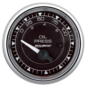 2/16 Chrono Chrome Gaug Pressure 0-100PSI ATM9727